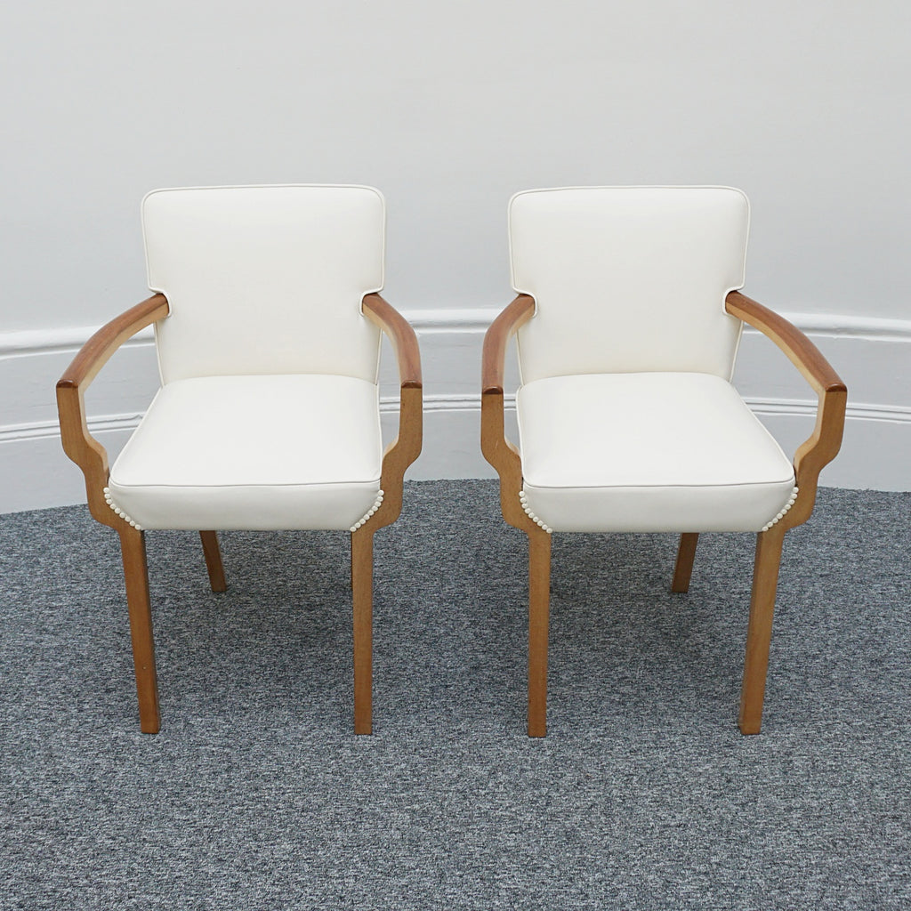 Pair of Art Deco Original Side Chairs Bedroom Chairs English 1935 - Jeroen Markies Art Deco 
