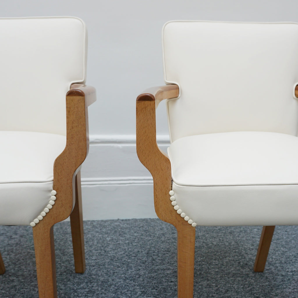 Pair of Art Deco Original Side Chairs Bedroom Chairs English 1935 - Jeroen Markies Art Deco 