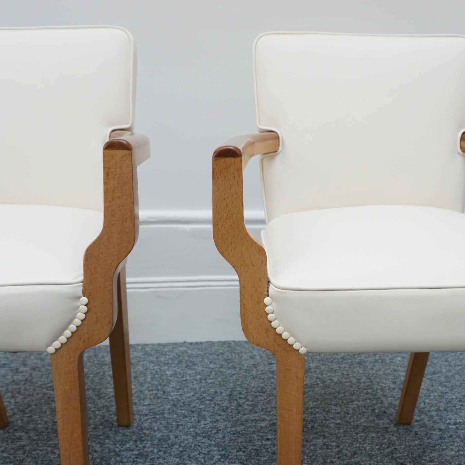 Pair of Art Deco Original Side Chairs Bedroom Chairs English 1935 - Jeroen Markies Art Deco 