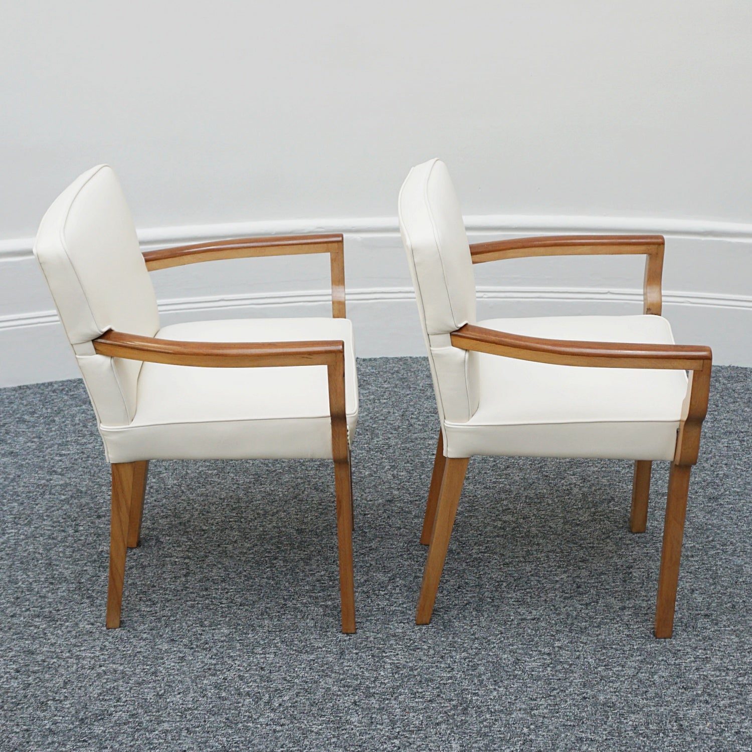 Pair of Art Deco Original Side Chairs Bedroom Chairs English 1935 - Jeroen Markies Art Deco 
