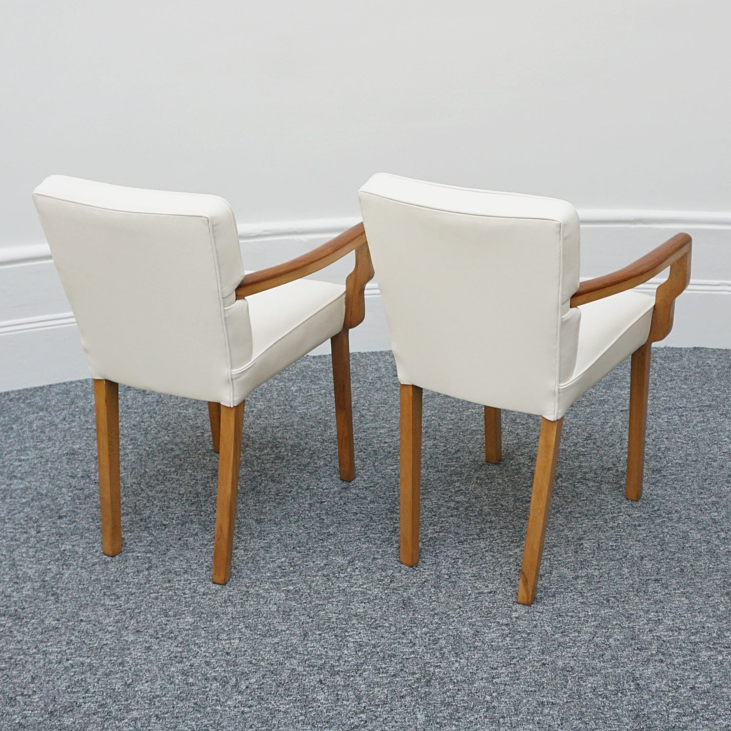 Pair of Art Deco Original Side Chairs Bedroom Chairs English 1935 - Jeroen Markies Art Deco 