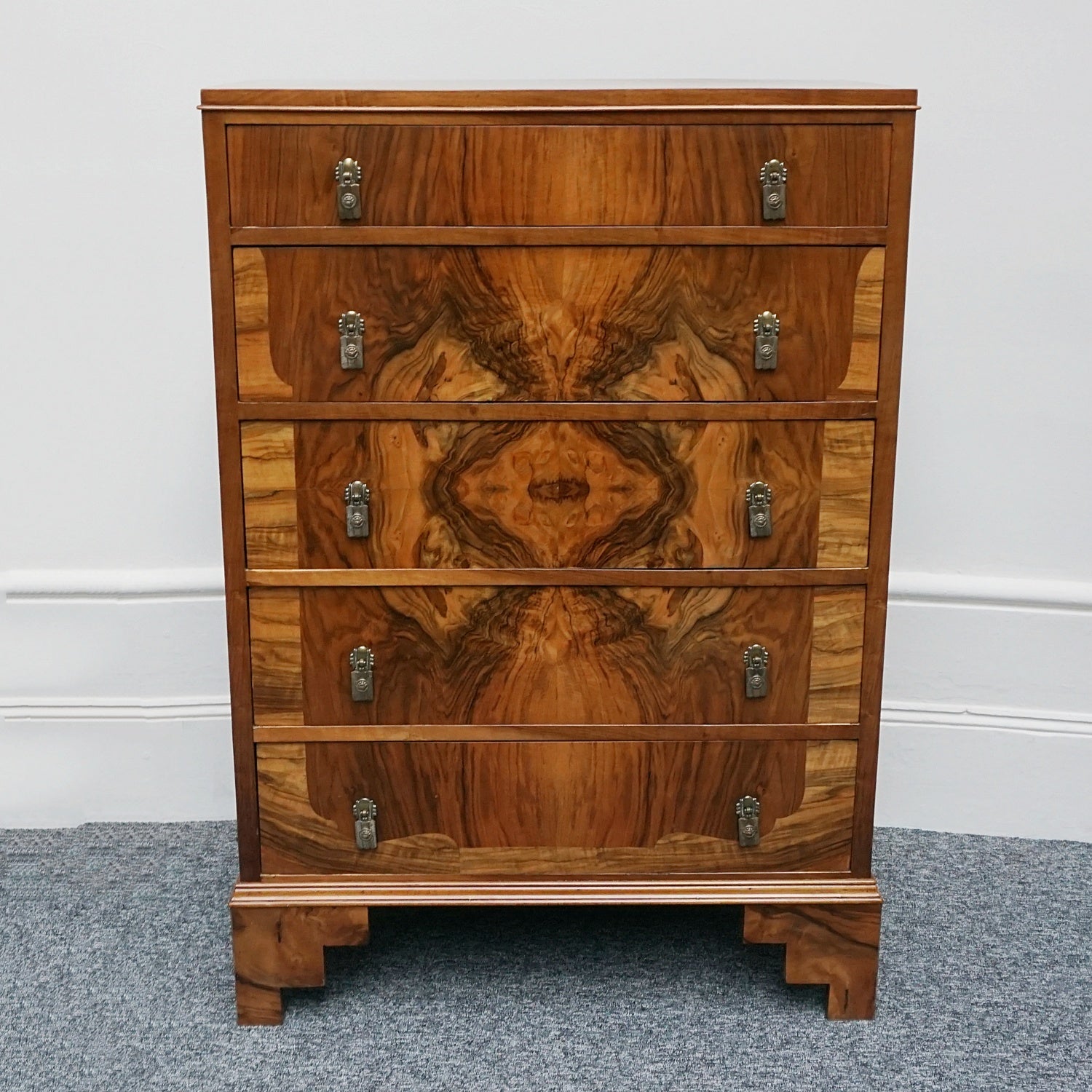 Vintage Furniture - Vintage Art Deco Chest of Drawers - Jeroen Markies Art Deco