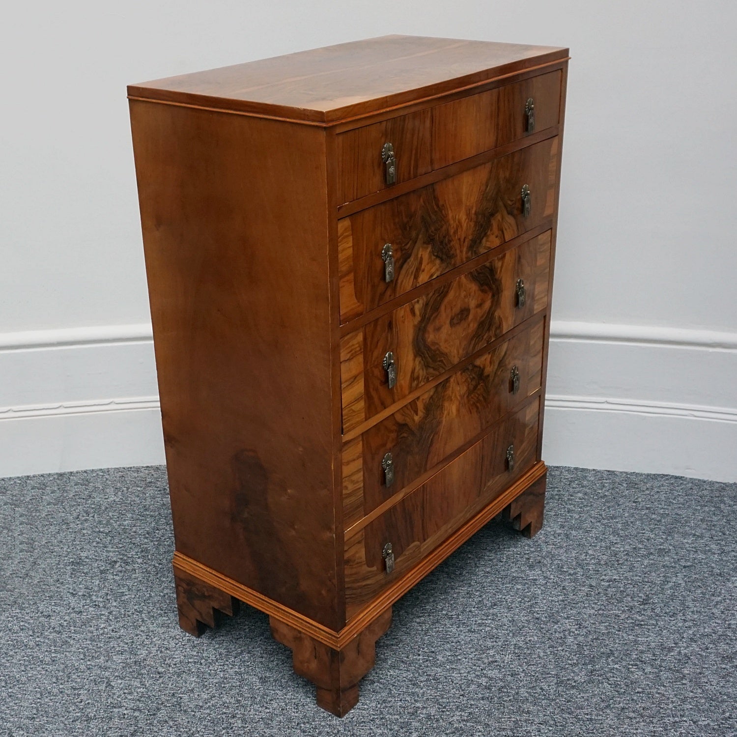 Vintage Furniture - Vintage Art Deco Chest of Drawers - Jeroen Markies Art Deco