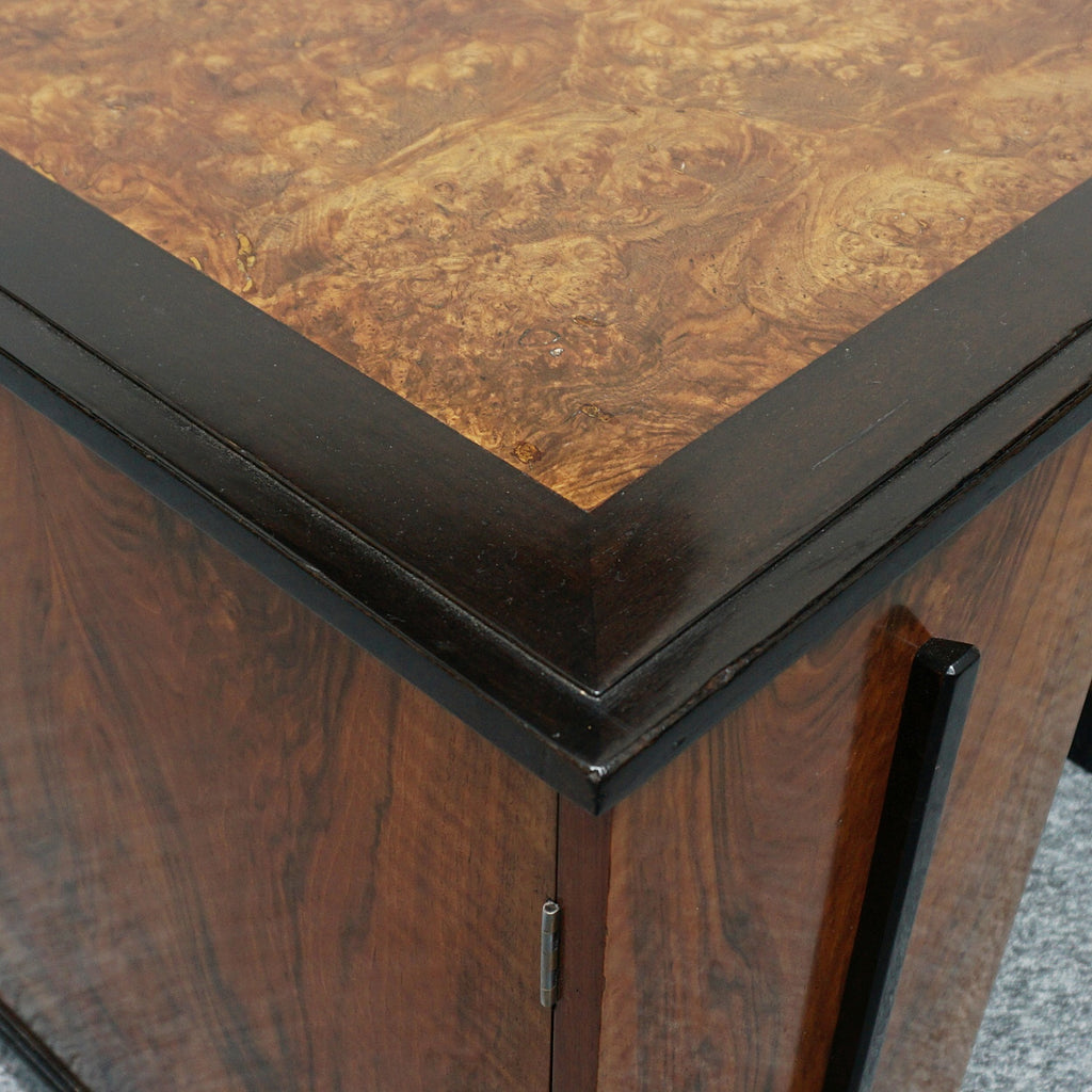 Art Deco Burr Walnut Writing Desk Circa 1930 - Jeroen Markies Art Deco 