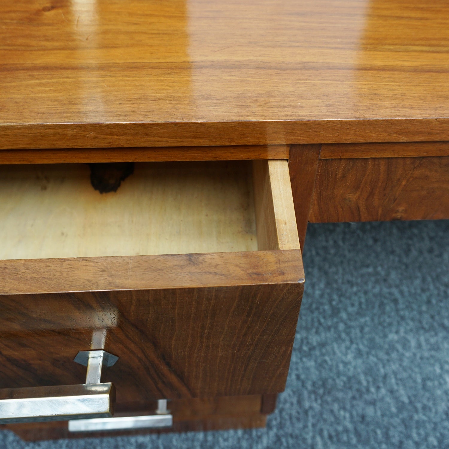 Art Deco Desk - Walnut - Jeroen Markies Art Deco Furniture