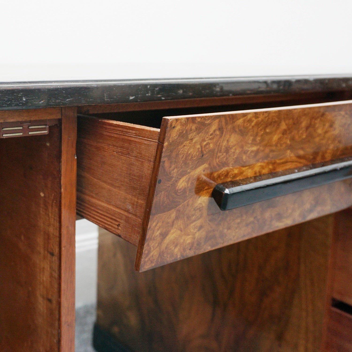 Art Deco Burr Walnut Writing Desk Circa 1930 - Jeroen Markies Art Deco 