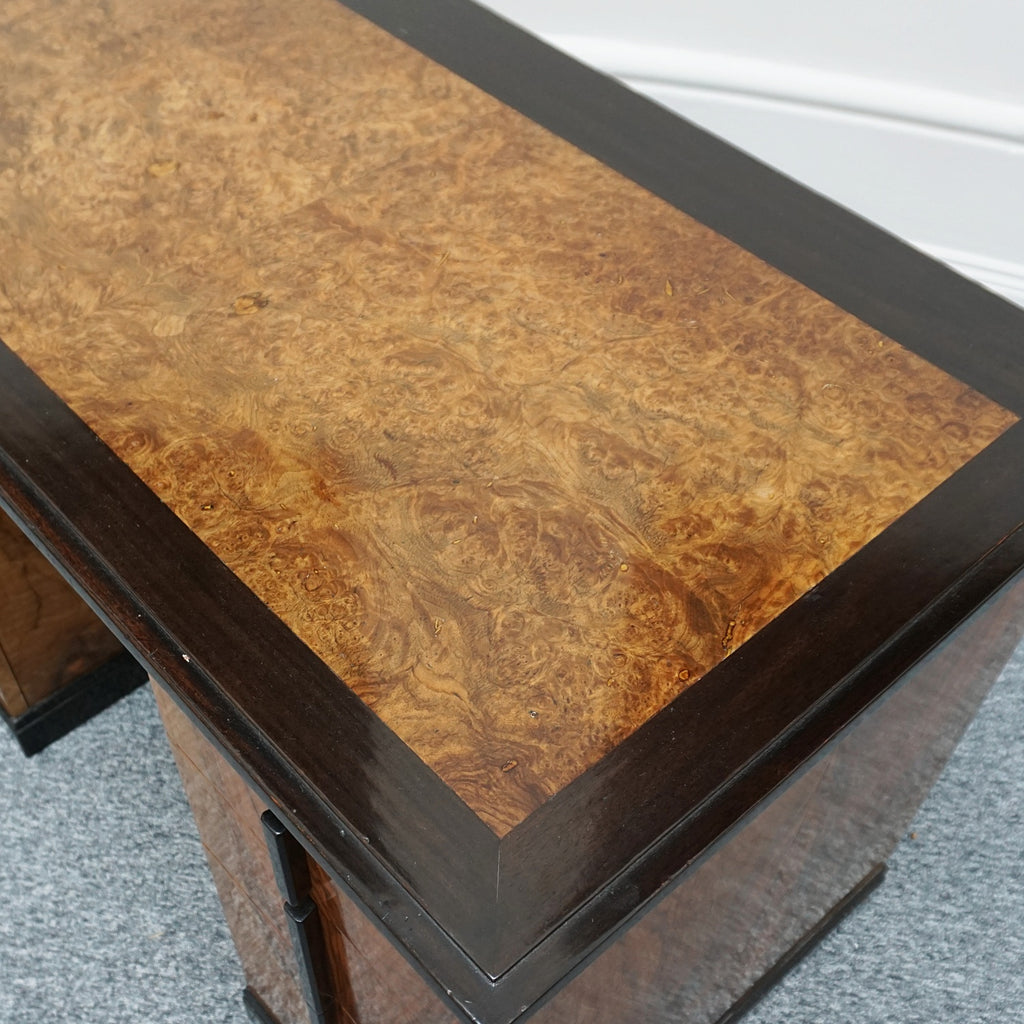 Art Deco Burr Walnut Writing Desk Circa 1930 - Jeroen Markies Art Deco 
