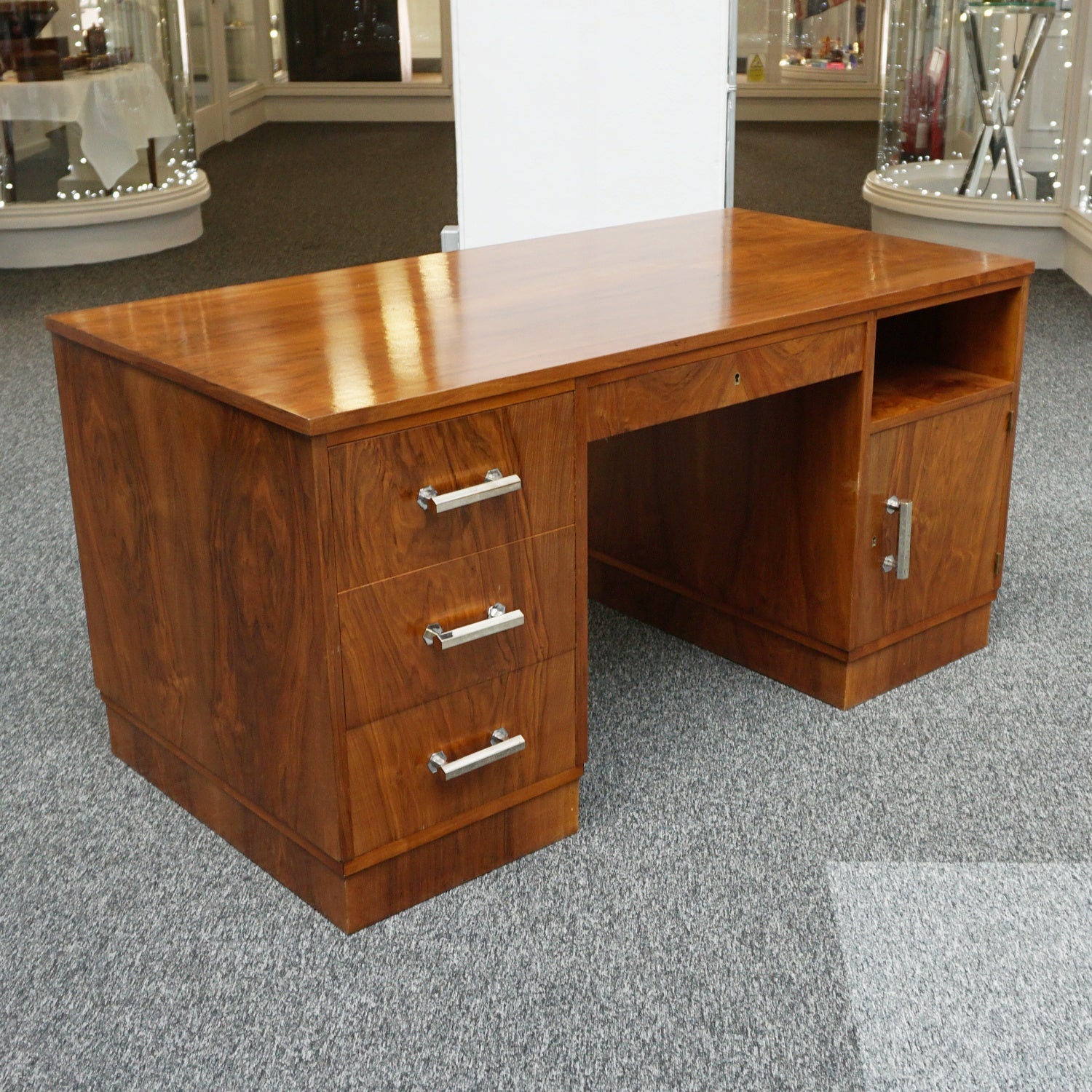 Art Deco Desk - Walnut - Jeroen Markies Art Deco Furniture