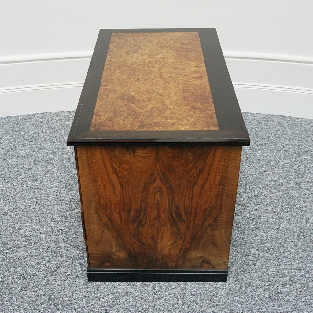 Art Deco Burr Walnut Writing Desk Circa 1930 - Jeroen Markies Art Deco 