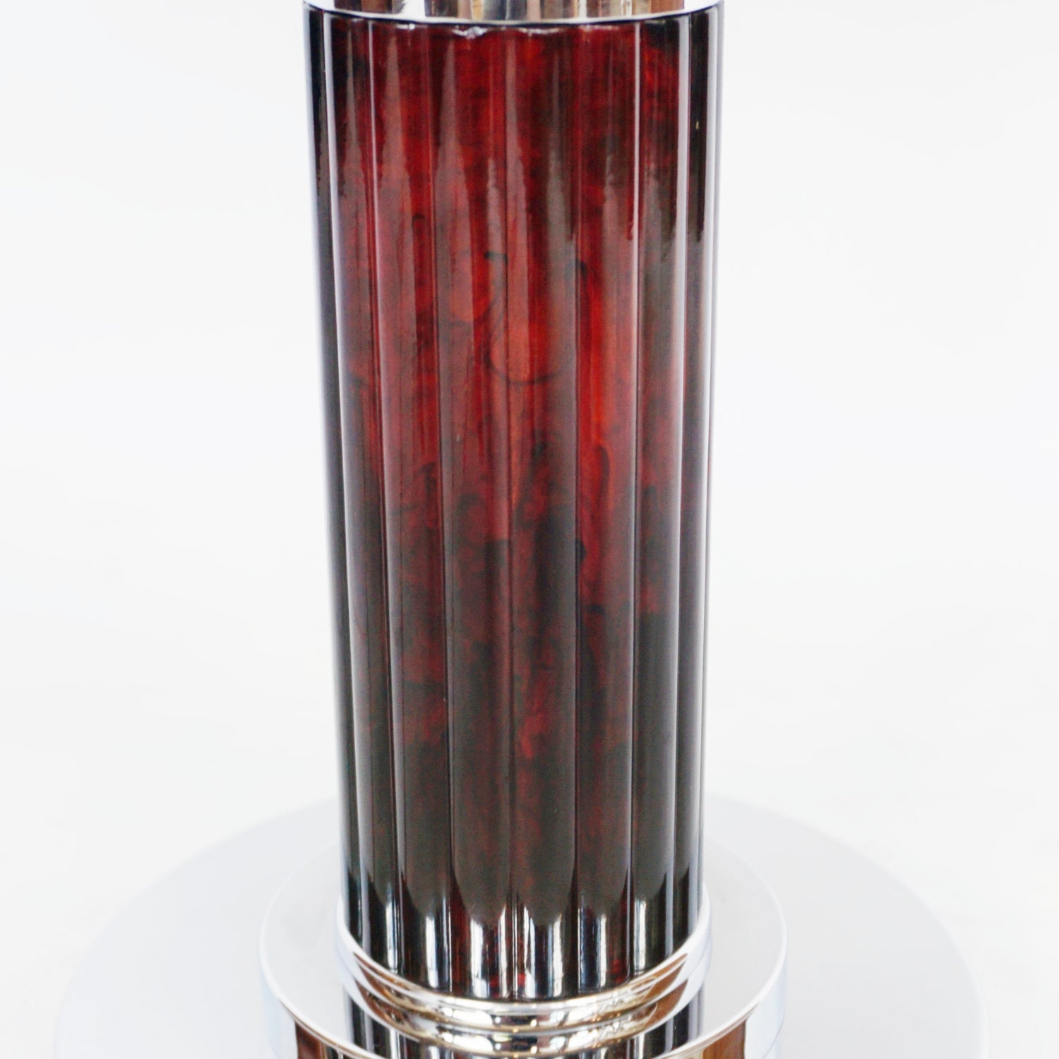 Art Deco Dome Lamp Bakelite and Chromed Metal Jeroen Markies Art Deco 