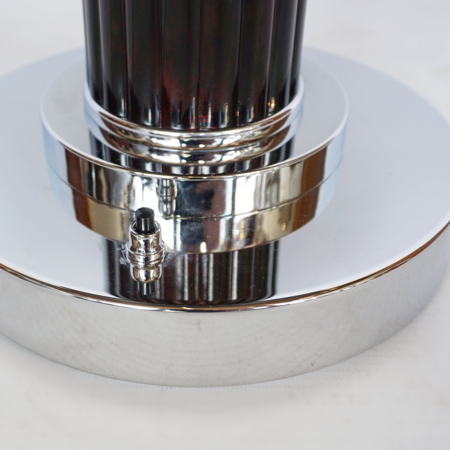 Art Deco Dome Lamp Bakelite and Chromed Metal Jeroen Markies Art Deco 