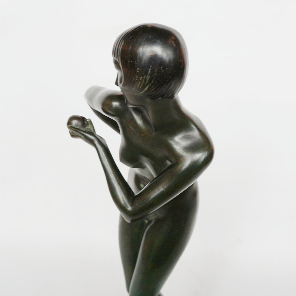English Art Deco Bronze Sculpture 'Eve' - Jeroen Markies Art Deco