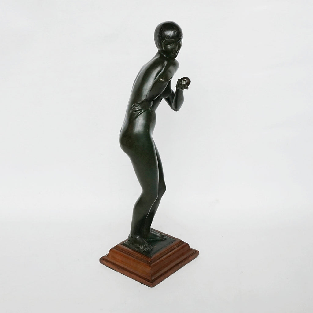 English Art Deco Bronze Sculpture 'Eve' - Jeroen Markies Art Deco