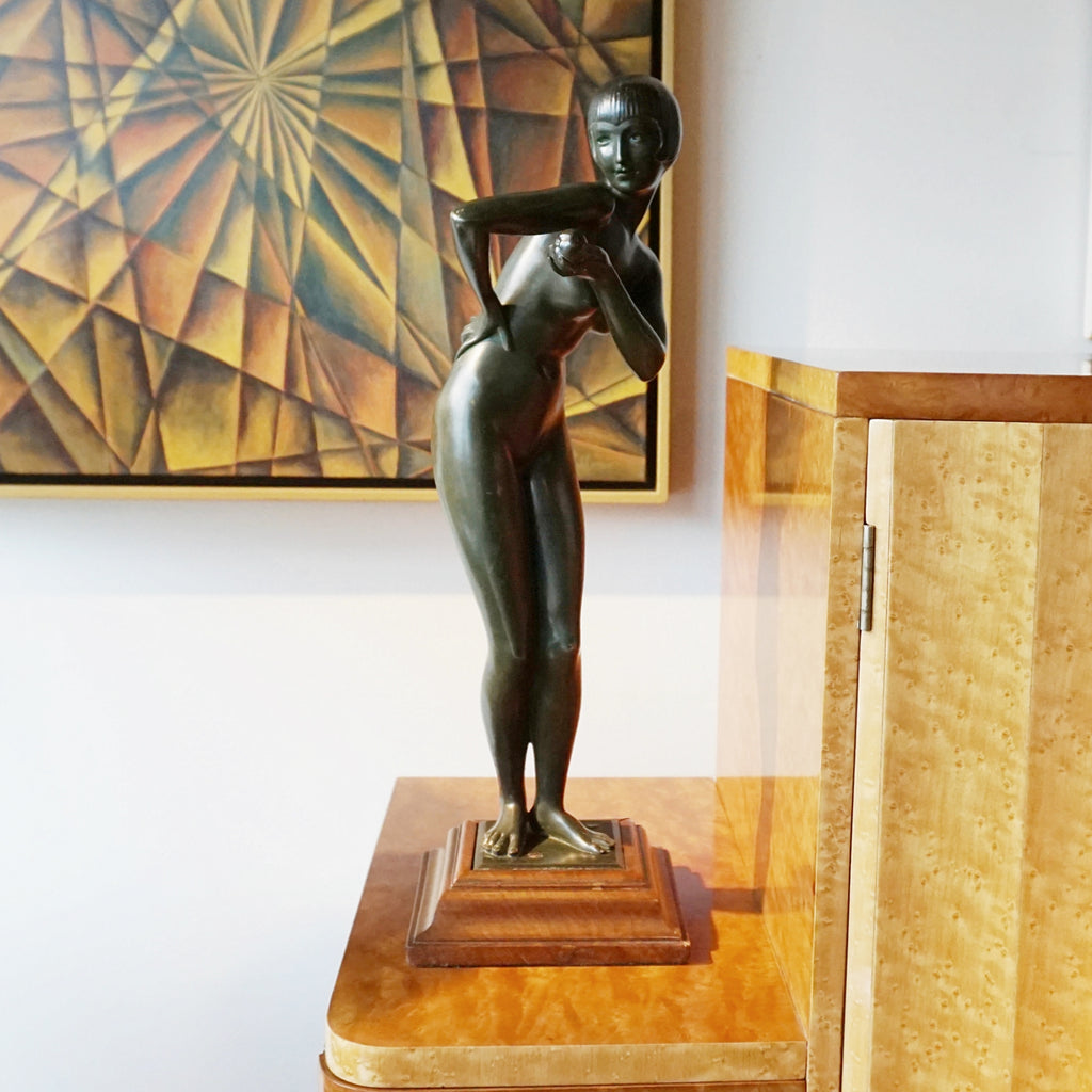 English Art Deco Bronze Sculpture 'Eve' - Jeroen Markies Art Deco