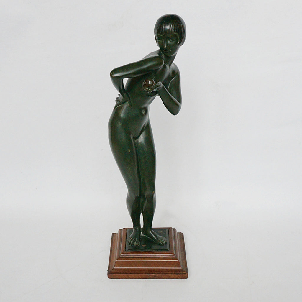 English Art Deco Bronze Sculpture 'Eve' - Jeroen Markies Art Deco