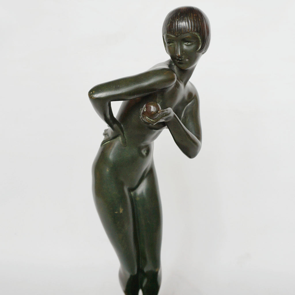 English Art Deco Bronze Sculpture 'Eve' - Jeroen Markies Art Deco