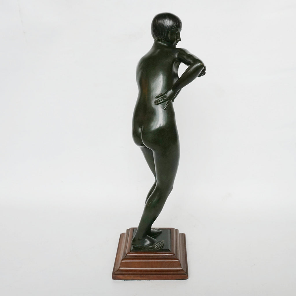 English Art Deco Bronze Sculpture 'Eve' - Jeroen Markies Art Deco