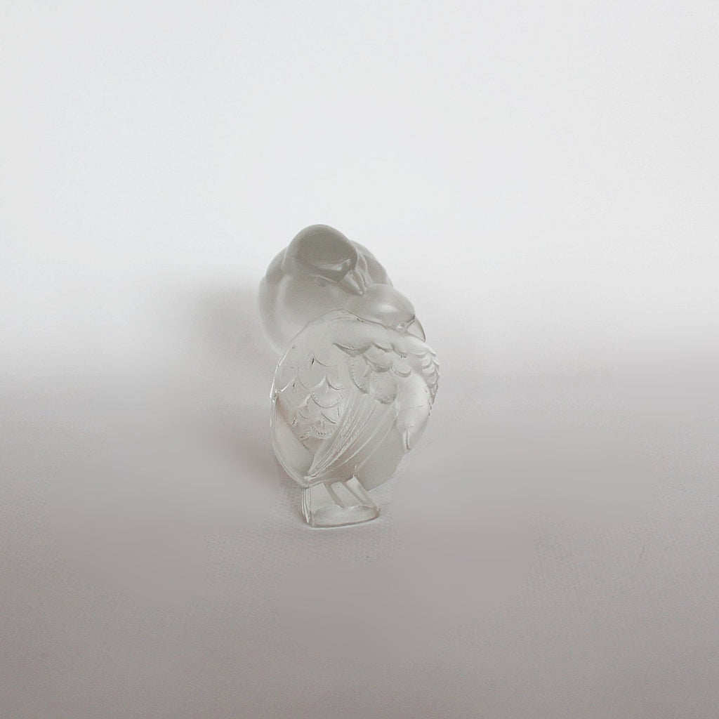 Ferjac Art Deco moulded glass birds at Jeroen Markies