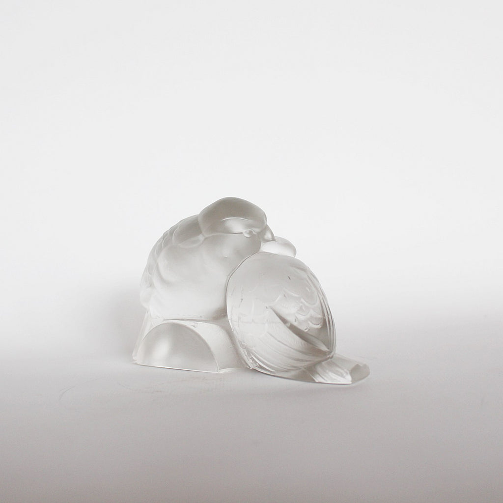 Ferjac Art Deco moulded glass birds at Jeroen Markies