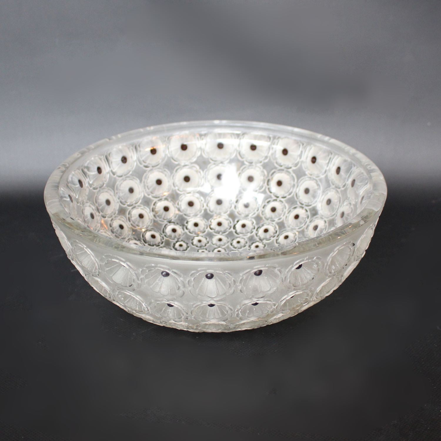 Art Deco Lalique glass Nemours bowl At Jeroen Markies