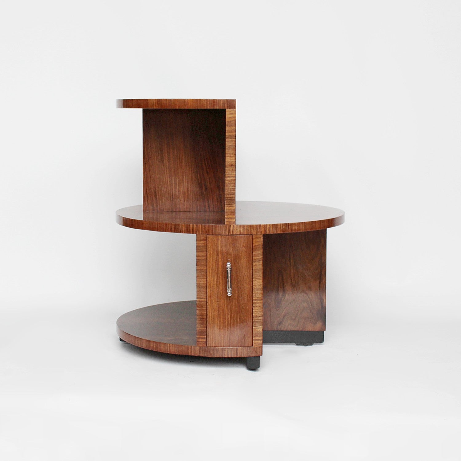 Art deco library table in walnut circa 1930