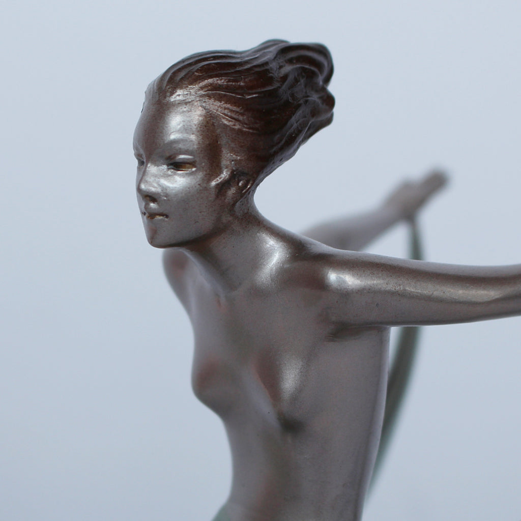 Josef Lorenzl Art Deco Scarf Dancer Circa 1930 at Jeroen Markies