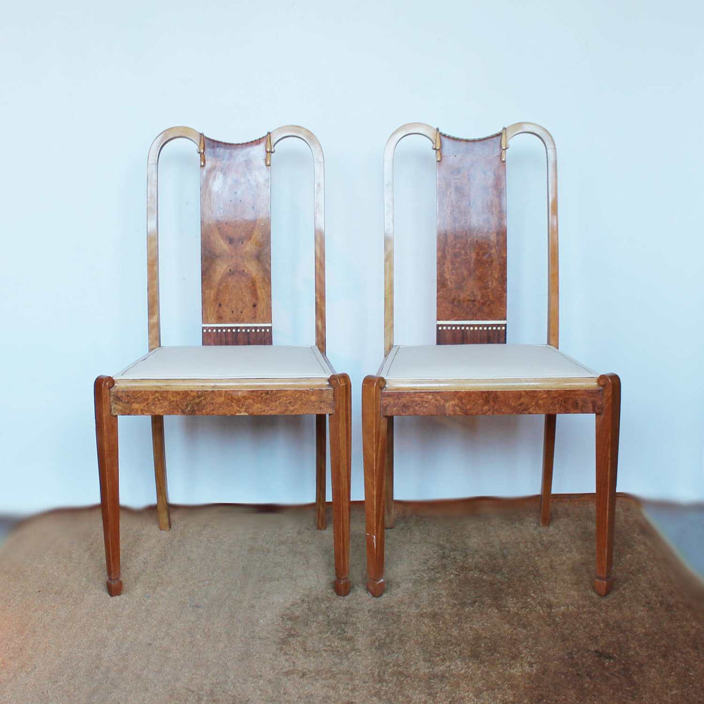 Art Deco side chairs by Maple & Co at Jeroen Markies 