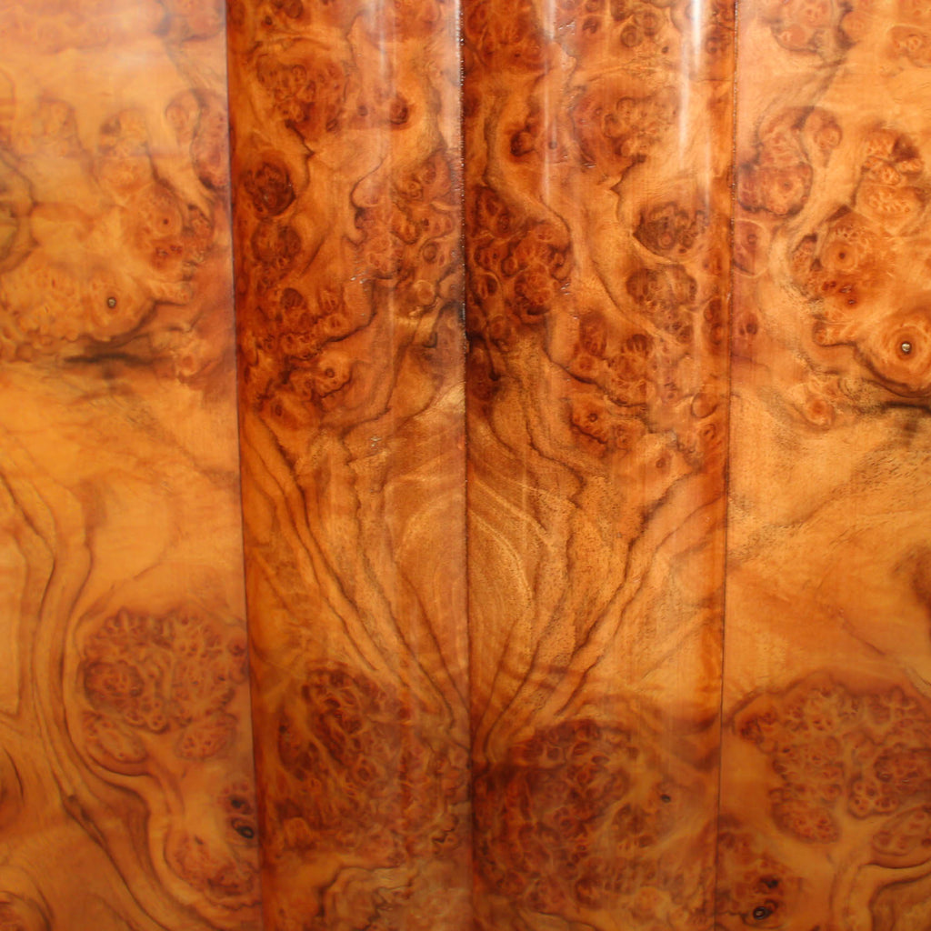 An Art Deco, walnut veneer sideboard by Harry & Lou Epstein at Jeroen Markies