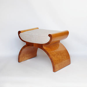 Art Deco X-Frame Stool