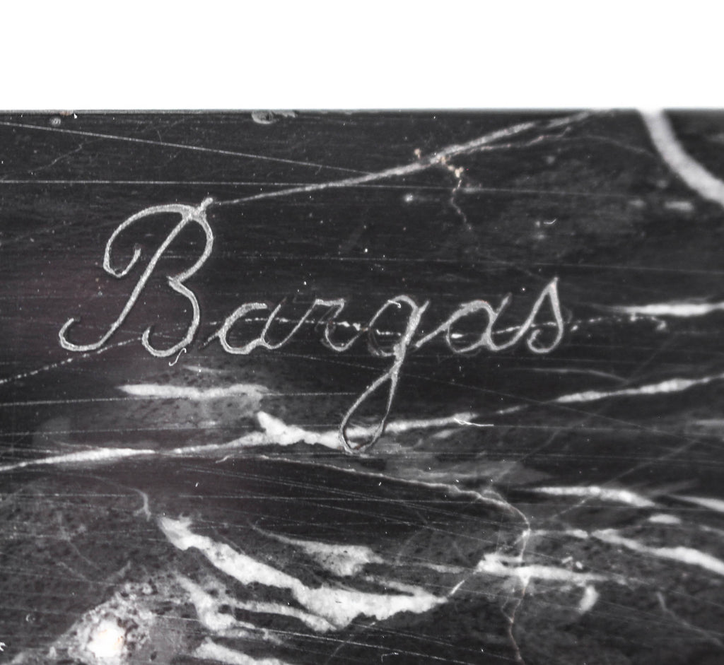 An Art Deco, patinated bronze study of a prowling tiger, set over an integral marble base. Signed to marble at Jeroen Markies