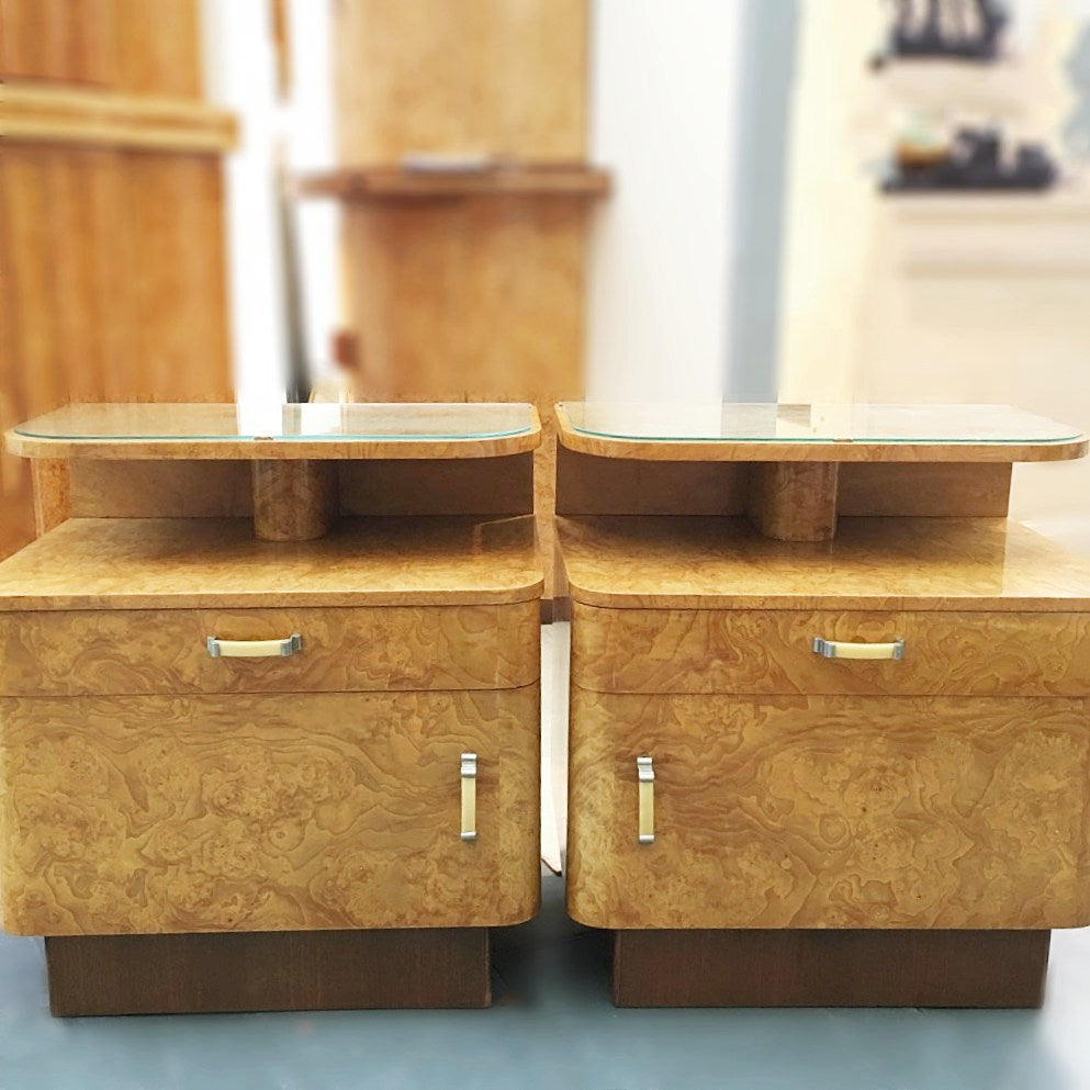 Art Deco bedside cabinets at Jeroen Markies