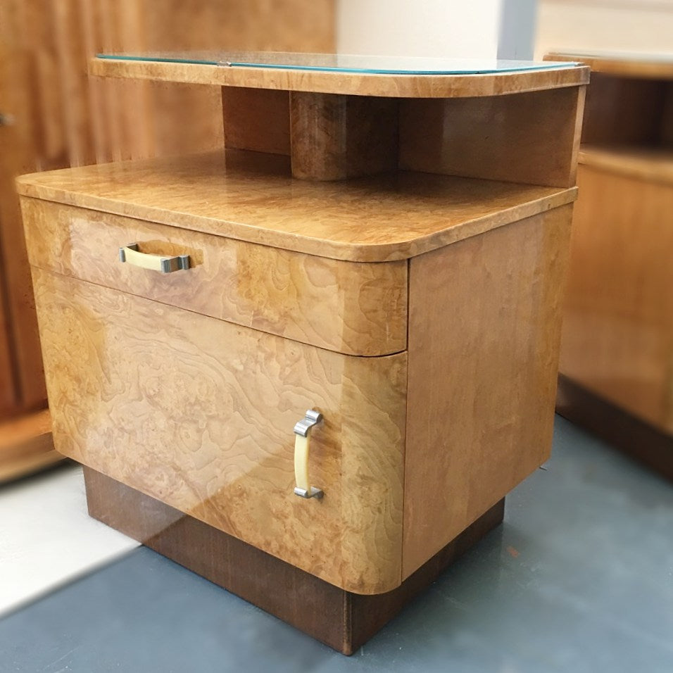 Art Deco bedside cabinets at Jeroen Markies