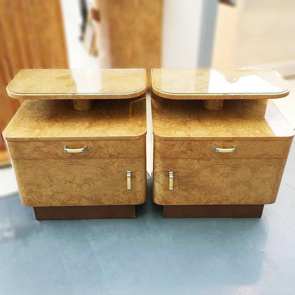 Art Deco bedside cabinets at Jeroen Markies