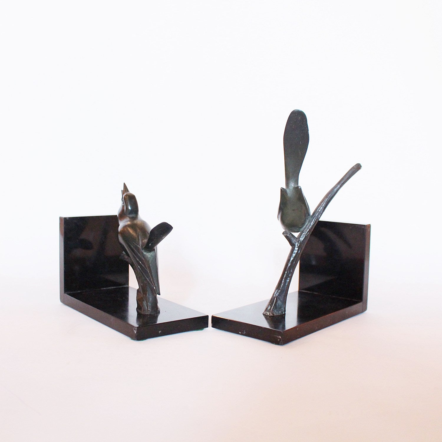 Bronze Bookends