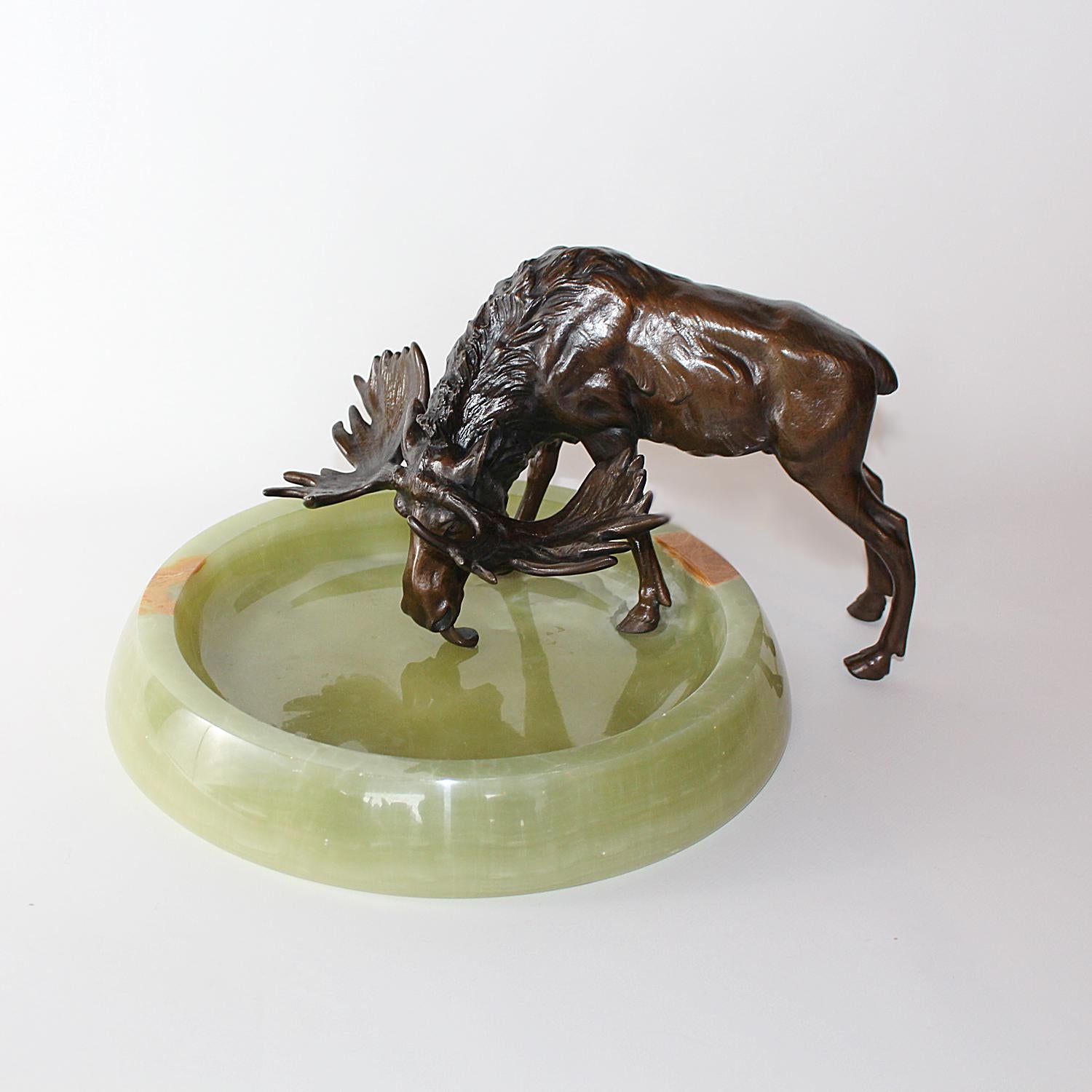 Austrian Bronze Moose circa 1910