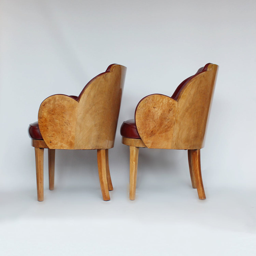 Art Deco Cloud Back Chairs
