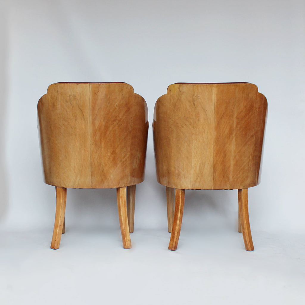 Art Deco Cloud Back Chairs