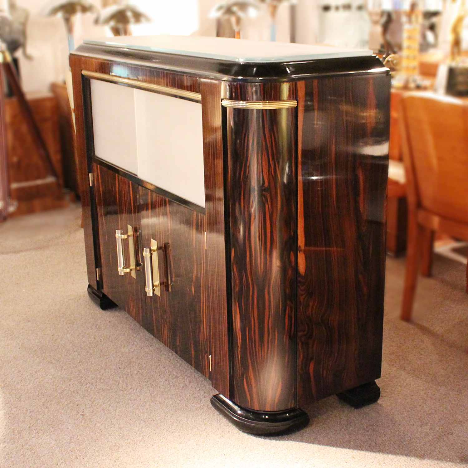 French Art Deco 1930's cocktail cabinet