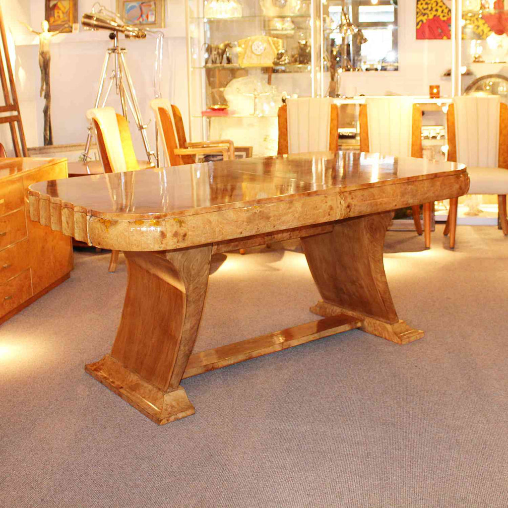 Hille designed Art Deco 8 seat dining table and chairs circa 1930