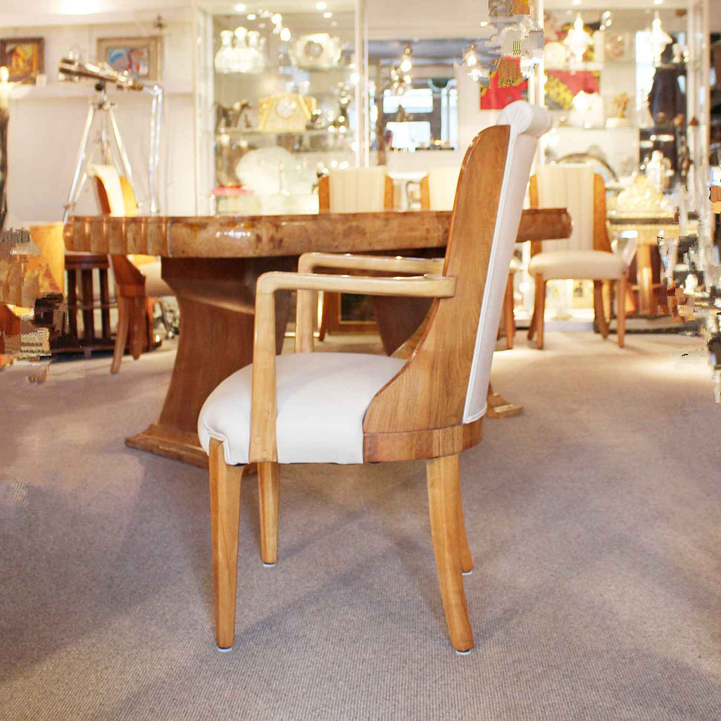Hille designed Art Deco 8 seat dining table and chairs circa 1930