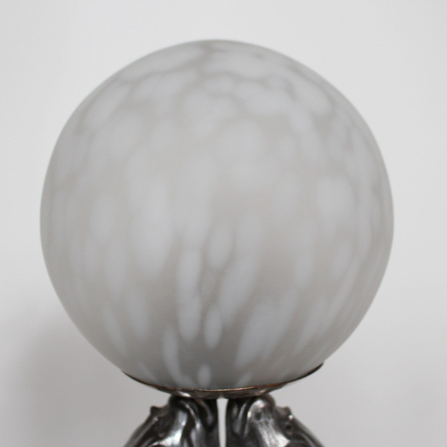 French Art Deco table lamp with two fish at Jeroen Markies Art Deco