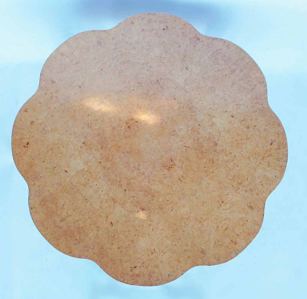 Epstein Art Deco nest of tables in burr walnut at Jeroen Markies Art Deco