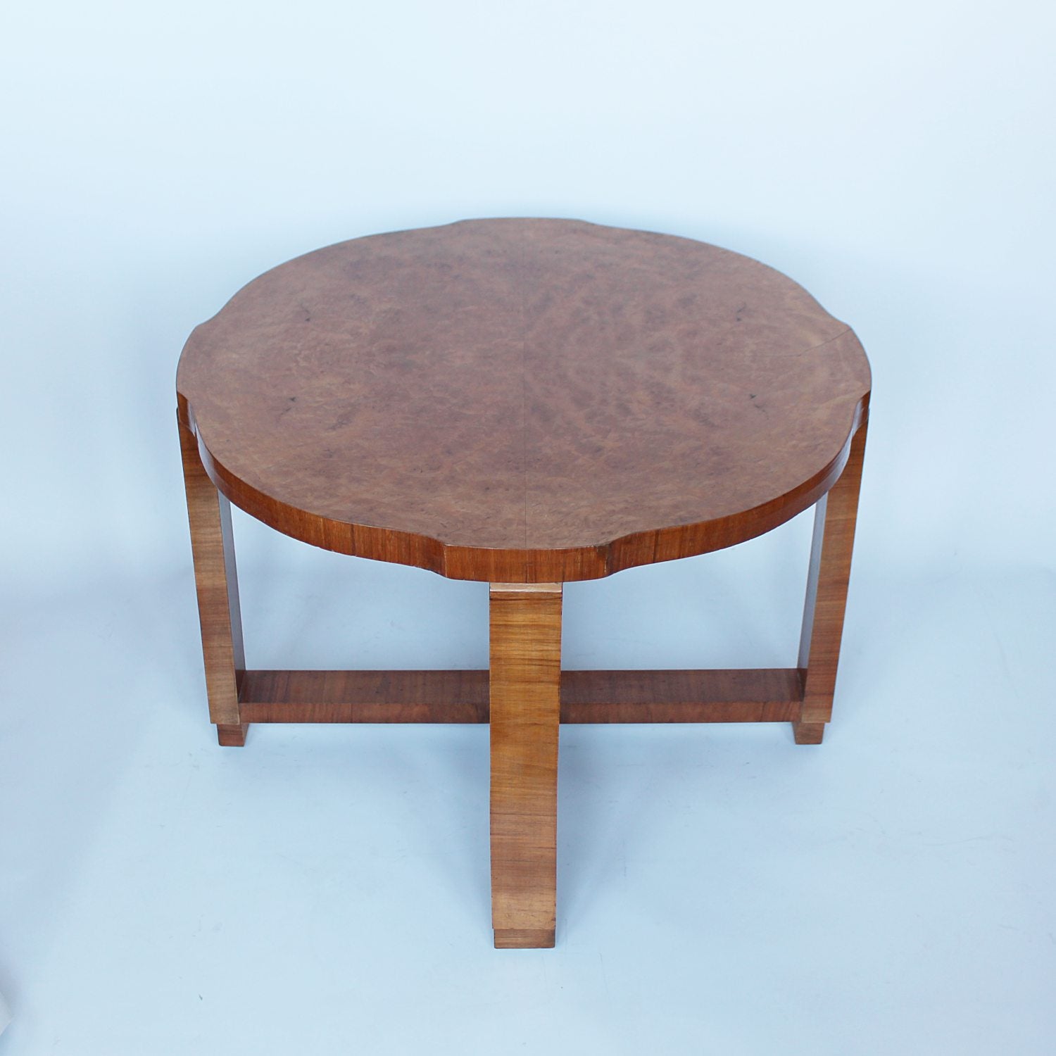 Art Deco nest of tables in walnut circa 1930