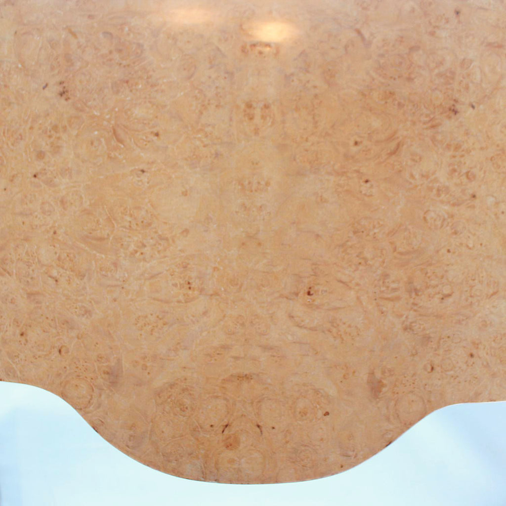 Epstein Art Deco nest of tables in burr walnut at Jeroen Markies Art Deco