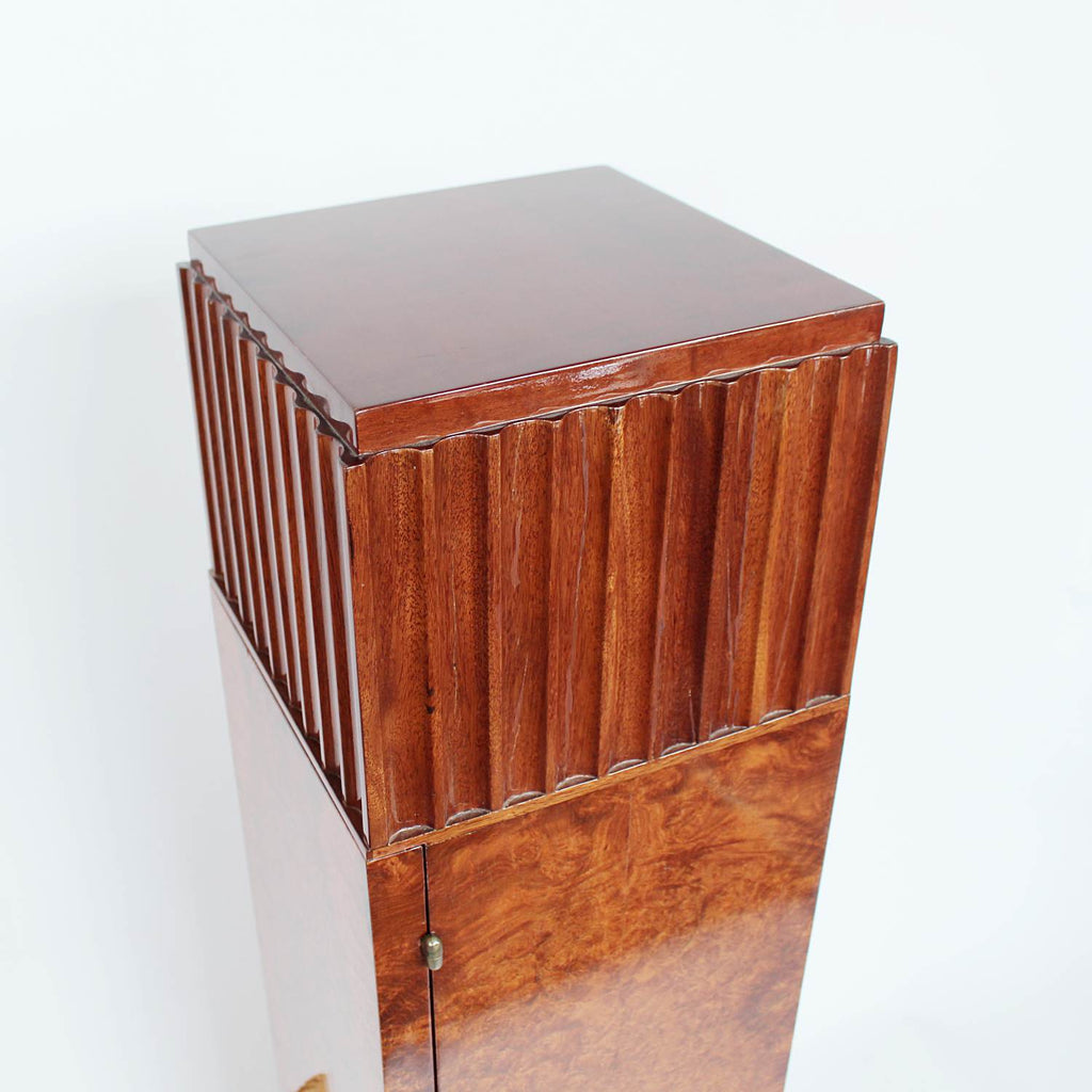 Art Deco pedestal cabinet circa 1930