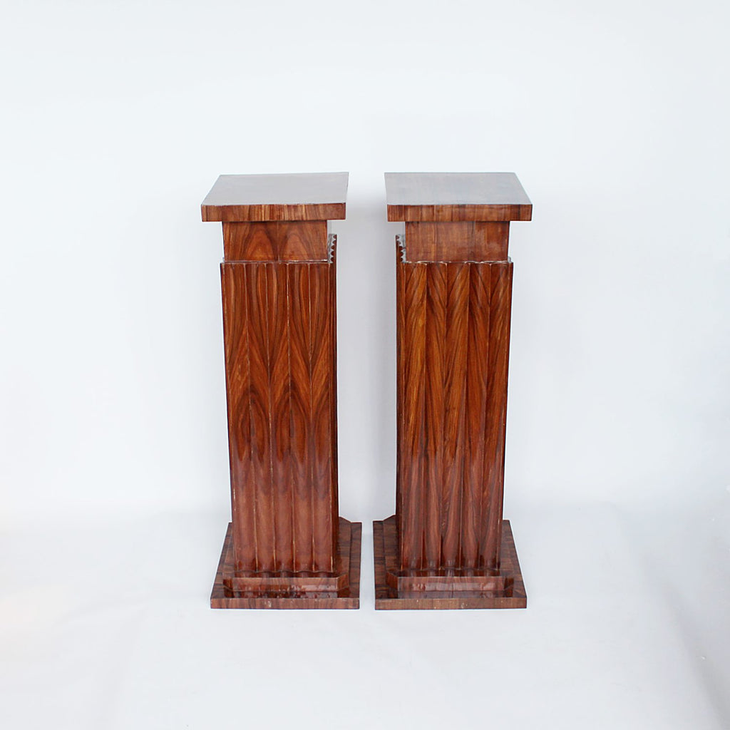Art Deco pedestals circa 1930