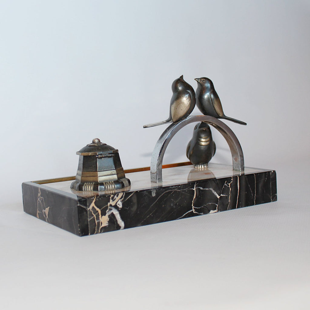 Art Deco pen and ink stand