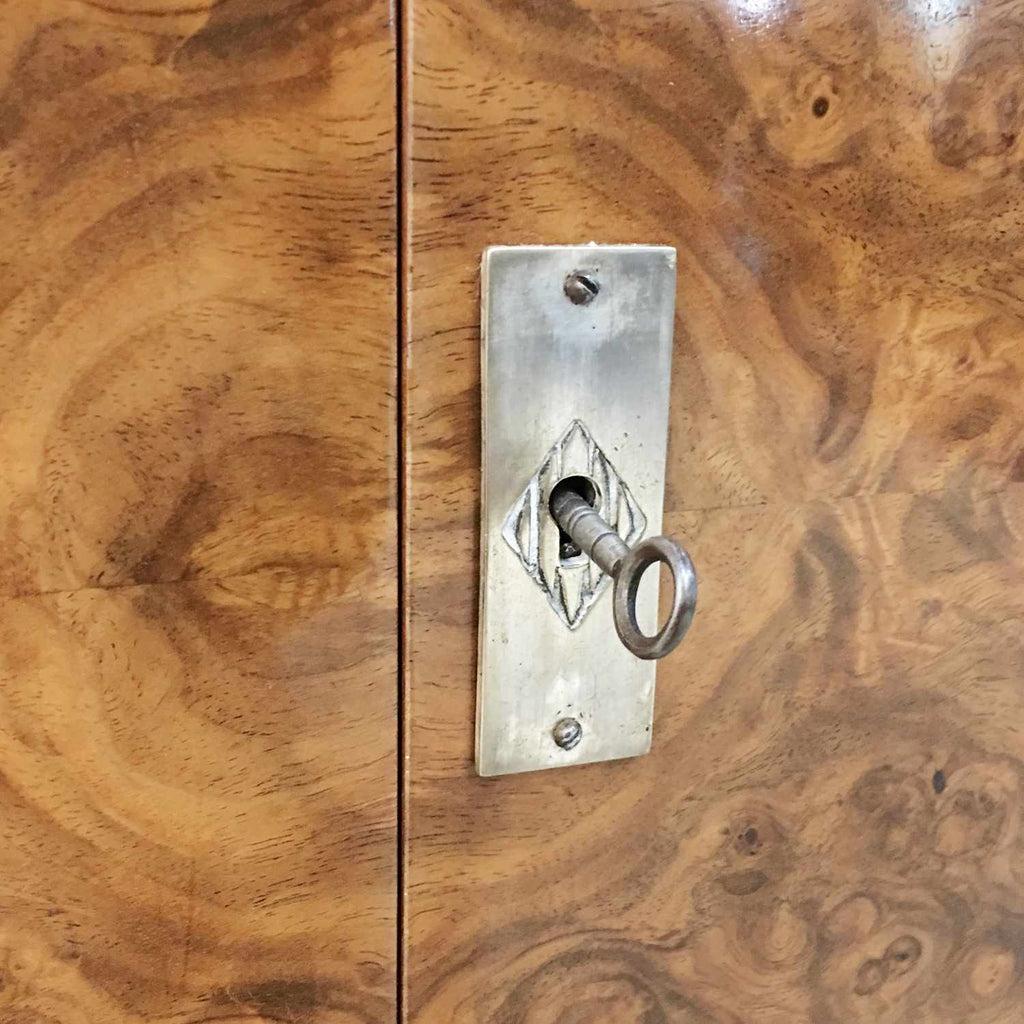 Art Deco sideboard with metal handles circa 1930