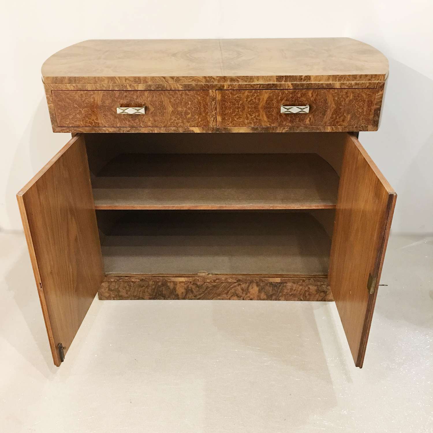 Art Deco walnut sideboard furniture at Jeroen Markies UK