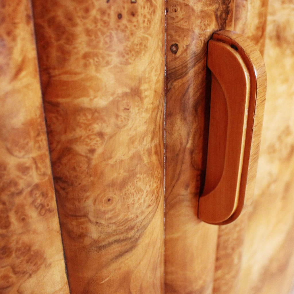 Epstein Art Deco sideboard in burr walnut circa 1930 at Jeroen Markies